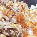 ちかぼん☆'s cooksnap of when they made ＊豚こまもやしチーズお焼き＊小麦粉卵不要.