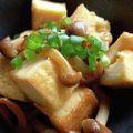 TYSK's cooksnap of when they made 厚揚げとしめじのにんにくバター醤油炒め★.
