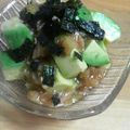 徹嫁っち's cooksnap of when they made 簡単一品♡アボカドのなめたけ和え.