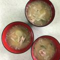 Ruriluru's cooksnap of when they made だいこんとサバ缶で味噌汁.