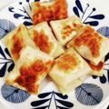 あいりんJAPAN's cooksnap of when they made 餃子の皮で簡単！ハムとチーズの包み焼き♪.