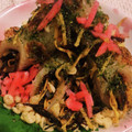 私市ビッキーズ津門巳's cooksnap of when they made ちくわの揚げない磯辺揚げ(たこ焼き風味).
