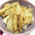 らんらんR's cooksnap of when they made ヴィーガン牛丼.