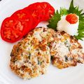 kinniko's cooksnap of when they made 超ヘルシー☆アジのおろしハンバーグ.