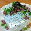 ちーまぐ's cooksnap of when they made しらすと柴漬けの冷奴＊.