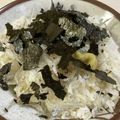 papikun's cooksnap of when they made ちょっと変わったシラス丼.