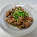 まほじょ's cooksnap of when they made 砂肝のめんつゆ炒め煮.