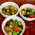 ルぴあ's cooksnap of when they made もずく酢deトマトときゅうりとオクラ.