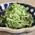ばぢこ's cooksnap of when they made ✿きゅうりと大葉の胡麻ナムル✿.