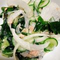とむぽん3's cooksnap of when they made 給食メニューきゅうりとわかめのツナサラダ.