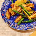 ポトカ's cooksnap of when they made アスパラとじゃがいもの和風カレー炒め.