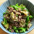 エビビンバ's cooksnap of when they made 牛ひき肉となすとピーマンの炒め物.