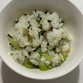 まめ郎's cooksnap of when they made 小松菜とちりめんじゃこの混ぜ御飯.