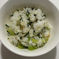 まめ郎's cooksnap of when they made 小松菜とちりめんじゃこの混ぜ御飯.