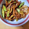 あけにゅう's cooksnap of when they made 豚肉とアスパラの味噌炒め.