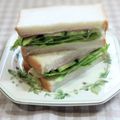 umemodoki's cooksnap of when they made レタス、きゅうり、ハムのサンドイッチ.