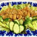 y☆maple's cooksnap of when they made 鶏ムネ肉の油淋鶏.