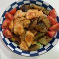 あとれっくす☆'s cooksnap of when they made ＊夏い♩鶏むね肉と茄子のチリソース＊.