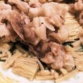 みりん調味料's cooksnap of when they made レンジで簡単ニラ豚もやし蒸し.