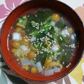 くネコまろす's cooksnap of when they made 簡単！なめことわかめの中華風スープ♪.