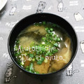 ひトみ's cooksnap of when they made 即席？簡単～ワカメと油揚げの味噌汁.
