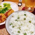 moidixmois's cooksnap of when they made グリーンピースご飯.