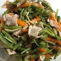 向日葵くっく's cooksnap of when they made モロッコいんげんと豚肉のきんぴら風炒め.