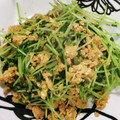 まりゆ☆'s cooksnap of when they made 豆苗とふんわり卵の炒めもの.