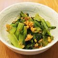 かなりんココりん's cooksnap of when they made 小松菜のクルミ和え♪クルミ風味香る♪.