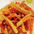 りーとぽん's cooksnap of when they made ゴボウの下拵えからきんぴらごぼう.