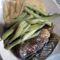 ひっこ's cooksnap of when they made なすとモロッコいんげんと油揚げの煮物.