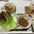 スイスおじさん☆'s cooksnap of when they made ひき肉の甘辛炒めのレタス包み.