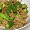 yummy?'s cooksnap of when they made 【農家のレシピ】オクラと豚肉のカレー炒め.