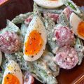 ♪きっとんとん♪'s cooksnap of when they made スナップえんどうと卵のチーズサラダ.