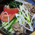 ★ぽん's cooksnap of when they made 冷やし肉そば.