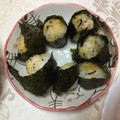 明日の風☆'s cooksnap of when they made 幼児食 簡単のり巻きdeお花♪.