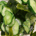 たぬとん's cooksnap of when they made きゅうりとわかめの酢の物.