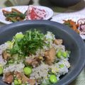 かおりかざり's cooksnap of when they made 簡単！ごま油香る焼き鳥と卵の親子混ぜご飯.