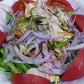 や～たん食堂's cooksnap of when they made 野菜もりもり豚シャブ南蛮サラダ.