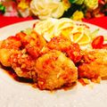 ✽チョコⅠＨ✽'s cooksnap of when they made スイートチリでエスニック風油淋鶏♡.