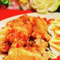✽チョコⅠＨ✽'s cooksnap of when they made ご飯がすすむ絶品スイチリ油淋鶏ソース♡.