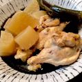 ばたみそーぱん☆'s cooksnap of when they made にんにくたっぷり大根と手羽元の煮物.