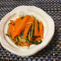 emiiem's cooksnap of when they made 水菜とにんじんのごま和え風.