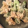 saki1010's cooksnap of when they made おからとブロッコリーのナムル風中華煮.