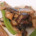 クックS5N2AF☆'s cooksnap of when they made ピーマンと舞茸の塩昆布ソテー.