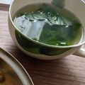 らとりー's cooksnap of when they made シンプルな和風モロヘイヤスープ.