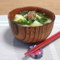 Yukiまむ's cooksnap of when they made じゃがいもとワカメのお味噌汁☆麦味噌.