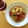 pali's cooksnap of when they made パスタマヨネーズ焼肉のタレ味☝動画レシピ.