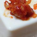 ﾋﾟﾛﾐ♡'s cooksnap of when they made 胡麻油香るチャンジャ冷奴(*´-`).