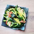 NAOばあさん's cooksnap of when they made ～胡瓜・カニカマ・海苔の和え物～.